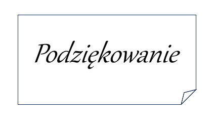 Podziękowanie