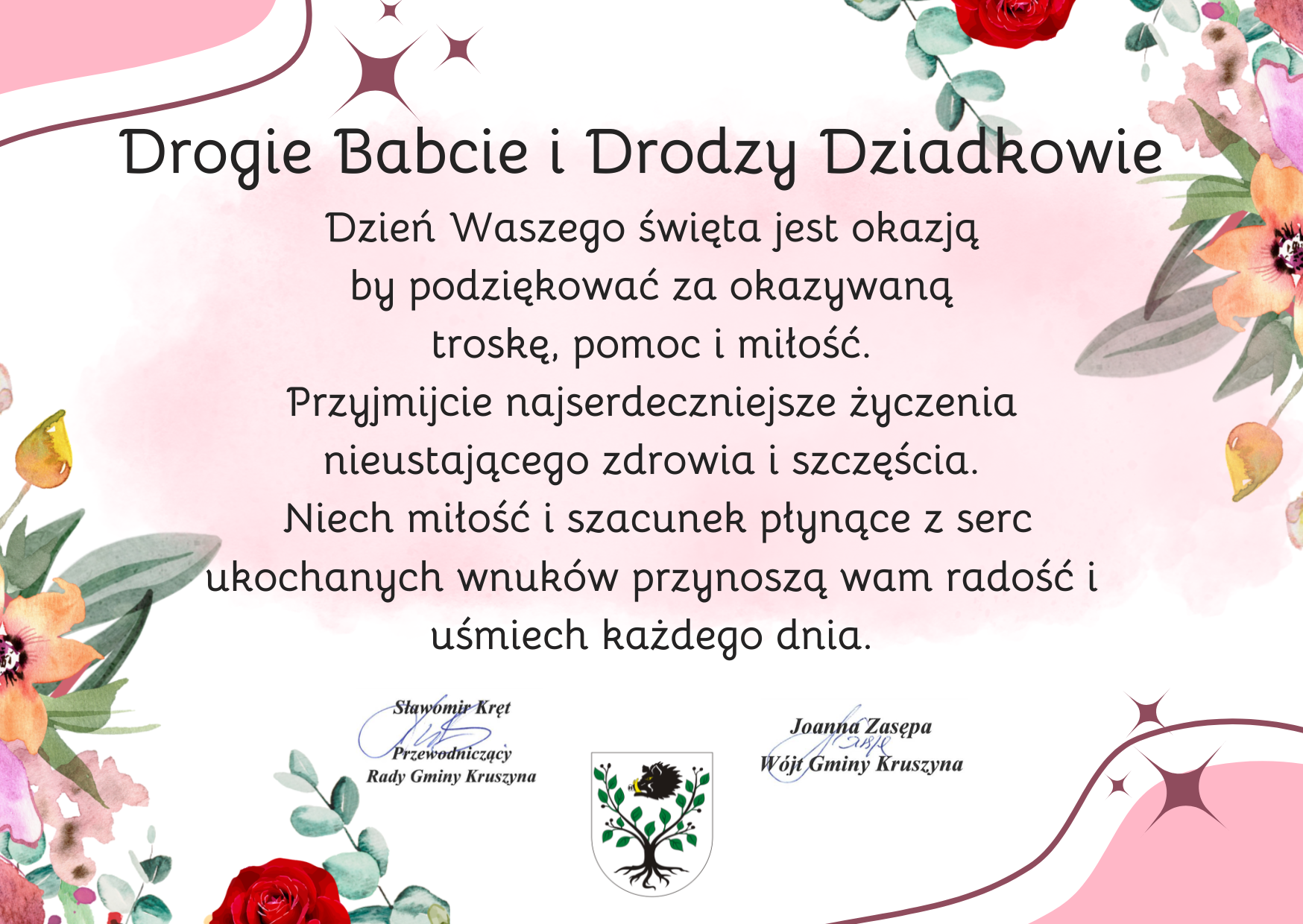 Życzenia na Dzień Babci i Dziadka