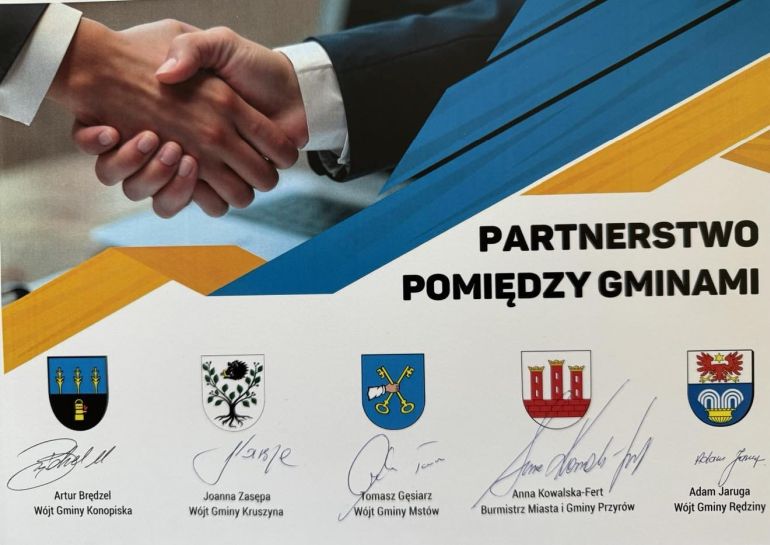 Gmina Kruszyna, Konopiska, Mstów, Rędziny i Przyrów łączą siły